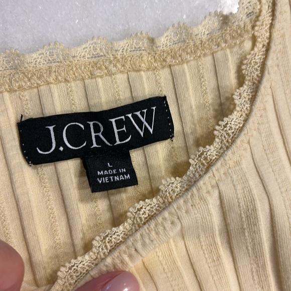Jcrew tank top with lace trim - Picture 2 of 2